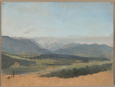 Horní údolí Loisach od Johann Georg von Dillis