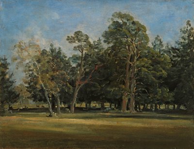 Hirschgarten u Mnichova od Johann Georg von Dillis