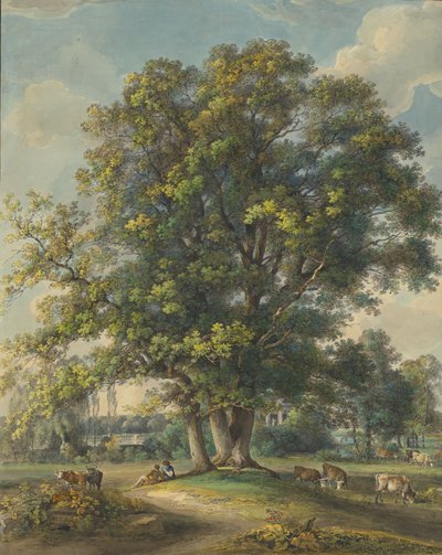 A v Arcadia I, 1790-1800. od Johann Georg von Dillis