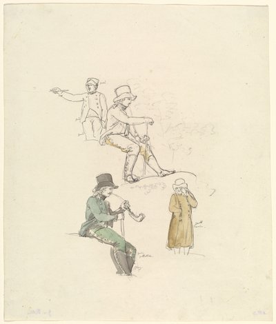 Figurální studie, 1801. od Johann Georg von Dillis