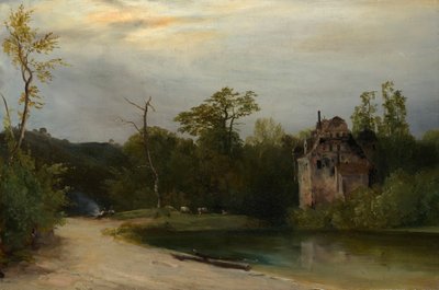 Parkland v časných ranních hodinách od Johann Georg von Dillis