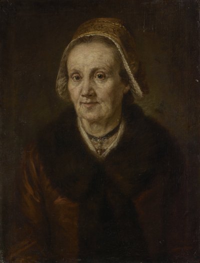 Stará žena s kapucí od Johann Georg von Edlinger