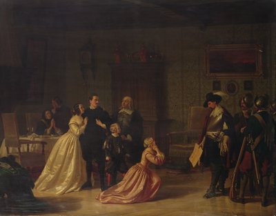 Zatčení patricije během třicetileté války od Johann Geyer