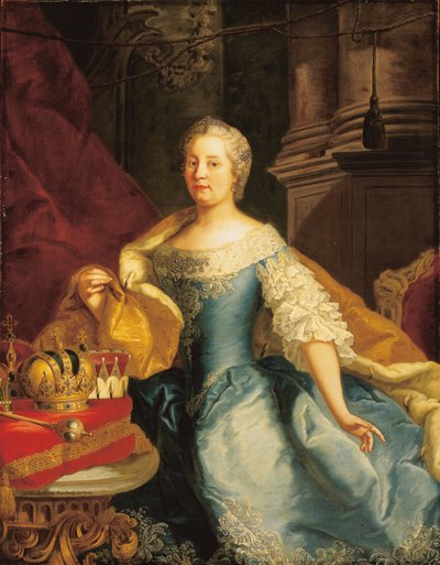 Portrét císařovny Marie Terezie, 1749 od Johann Gottfried Auerbach
