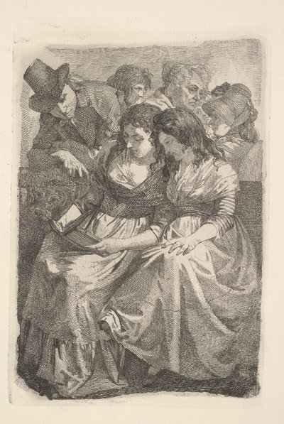 Schadow a jeho rodina, 1925. od Johann Gottfried Schadow