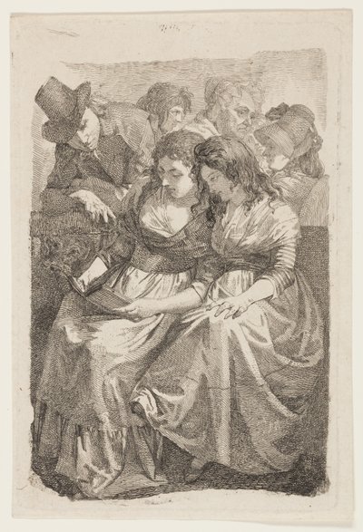 Umělec a jeho rodina od Johann Gottfried Schadow