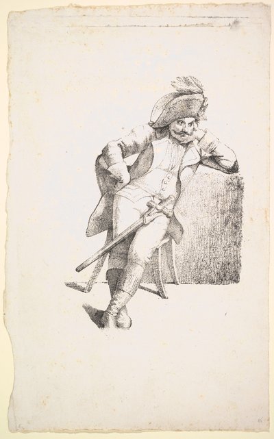 Přemýšlivý kapitán, 1822. od Johann Gottfried Schadow