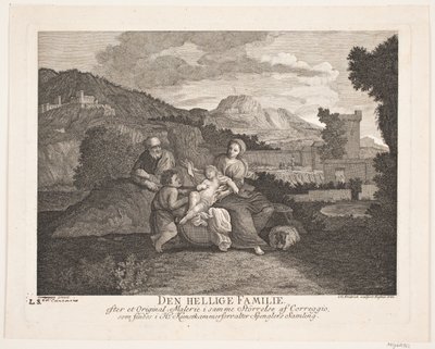 Svatá rodina od Johann Gottlieb Friedrich