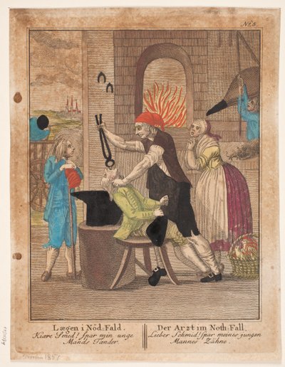 Lékař v Nød-Fald od Johann Gottlieb Friedrich