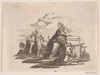 Viněta pro H. Niemeyera "Biblické charakteristiky" od Johann Gottlieb Friedrich