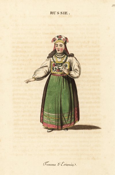 Vdaná žena z Estonska od Johann Gottlieb Georgi