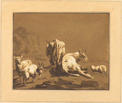 Krávy od Johann Gottlieb Prestel after Joseph Wagner