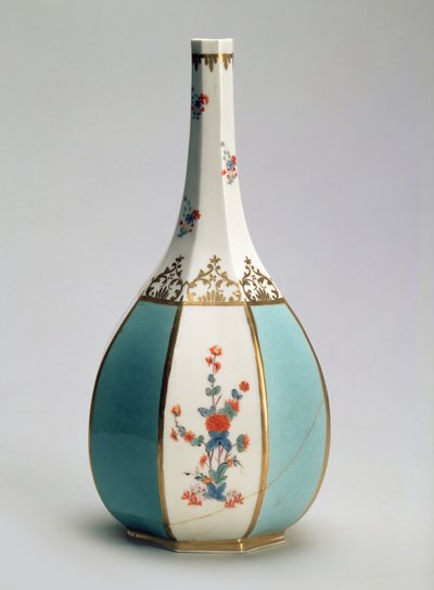 Flakon ve tvaru japonské láhve na saké, míšeňská manufaktura, cca 1725 (porcelán) od Johann Gregor Herold