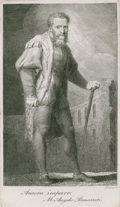 Michelangelo Buonarroti od Johann Heinrich Füssli