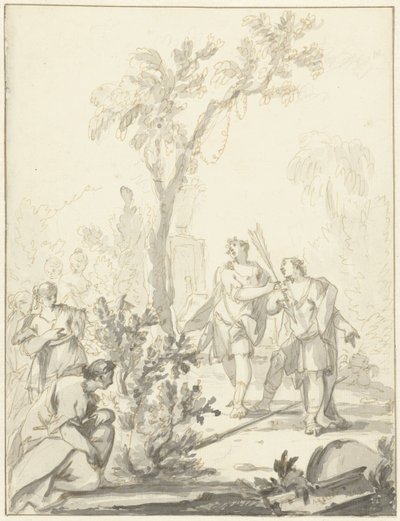 Alegorické zobrazení od Johann Heinrich Keller (II)