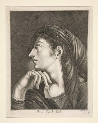 Marie sestra Mathe od Johann Heinrich Lips