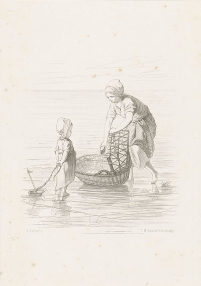 Kolébka The Children of the Sea (název série) od Johann Heinrich Maria Hubert Rennefeld