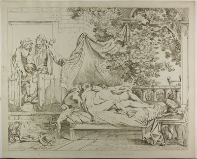 Milenci od Johann Heinrich Ramberg
