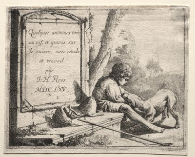 Johann Heinrich Roos Shepherding (série) od Johann Heinrich Roos
