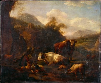 Landschaft od Johann Heinrich Roos