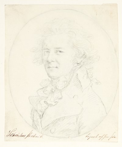 autoportrét (?) od Johann Heinrich Schroder