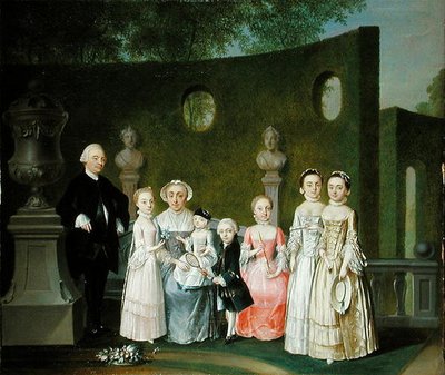 Rodinný portrét od Johann Heinrich Strumpff