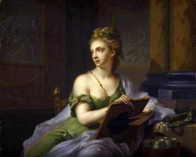 Devět múz - Kalliopa (Epická poezie) od Johann Heinrich Tischbein