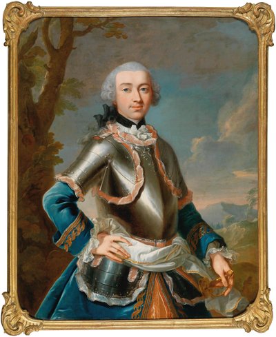 Portrét hraběte Rudolfa Waldbotta von Bassenheim 1731-1805, mezi 1755 a 1765. od Johann Heinrich Tischbein the Elder