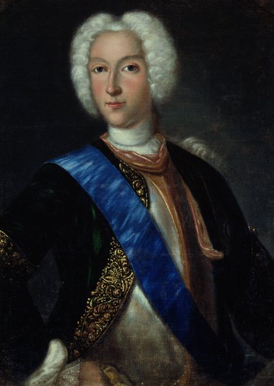 Portrét cara Petra II. (1715-1730) od Johann Heinrich Wedekind