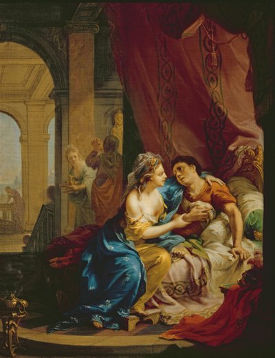 Antonius a Kleopatra, 1774 od Johann Heinrich Wilhelm Tischbein