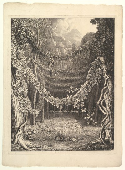 Frontispis pro svazek IV Homéra čerpaný ze starověku, Göttingen: Heinrich Diete..., asi 1796. od Johann Heinrich Wilhelm Tischbein