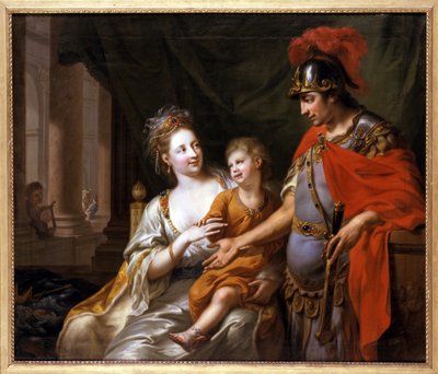 Hectorův odjezd, 1776 od Johann Heinrich Wilhelm Tischbein