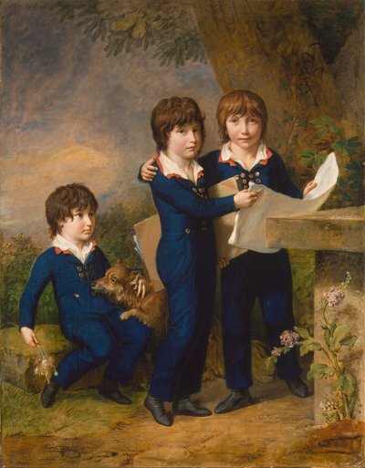 Děti Martina Antona Heckschera: Johann Gustav Wilhelm Moritz 1797-1865..., 1805. od Johann Heinrich Wilhelm Tischbein
