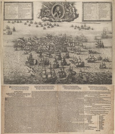 Bitva u Køgebugt v červenci 1677 od Johann Husman