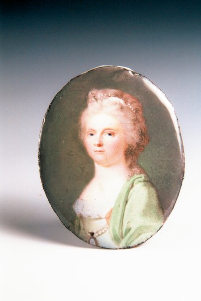portrét dámy od Johann Ignaz Krafft