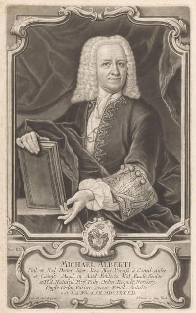 Portrét Michaela Albertiho od Johann Jacob Haid