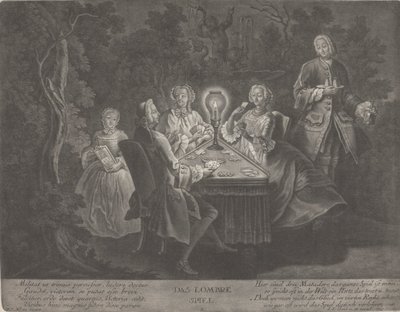 Hra Lombre od Johann Jacobus Haid