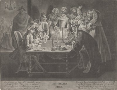 Hra Faraon od Johann Jacobus Haid