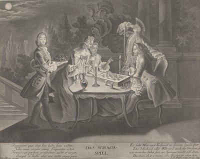 Šachová hra od Johann Jacobus Haid