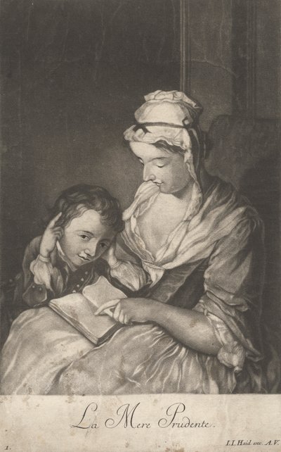 Pečlivá matka od Johann Jacobus Haid