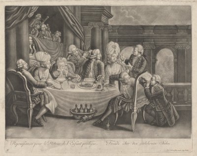 Oslavy návratu marnotratného syna od Johann Jacobus Haid