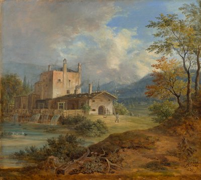 Železné kladivo v horách od Johann Jakob Dorner der Jüngere
