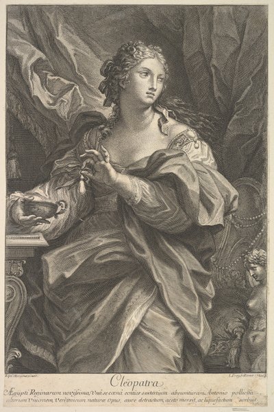 Kleopatra, 1720. od Johann Jakob Frey the Elder