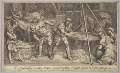 Pšenice a plevy, 1728. od Johann Jakob Frey the Elder