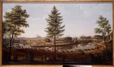 Hostina v Pavlovském paláci, letní sídlo cara Pavla I. Obraz Metterleir (1750-1825) 1790 Muzeum historie, Petrohrad od Johann Jakob Mettenleiter
