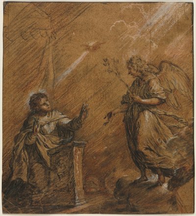 Zvěstování, poslední třetina 17. století. od Johann Jakob von Sandrart