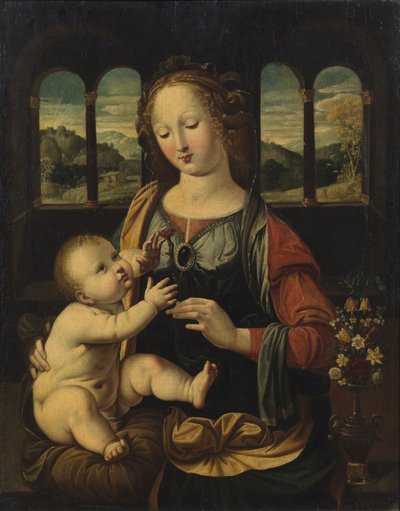 Panna s dítětem od Johann König