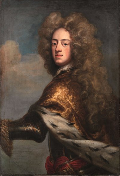 George II jako princ z Walesu od Johann Leonhard Hirschmann