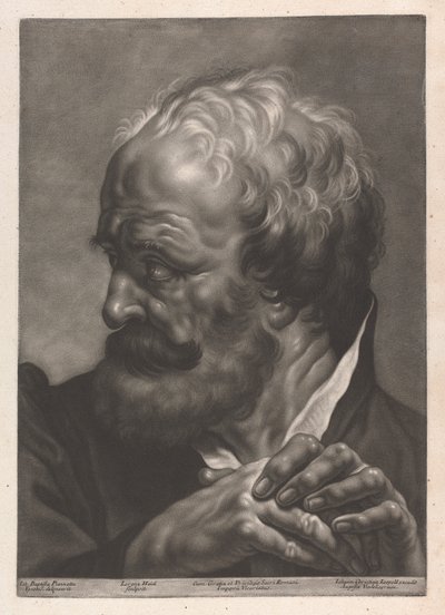 Portrét muže od Johann Lorenz Haid