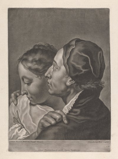 Portrét muže a ženy od Johann Lorenz Haid